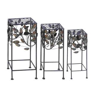Durable Metal Plant Stand (set Of 3)
