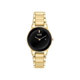Citizen Eco Drive Axiom Womens Gold Tone Watch GA1052 55E