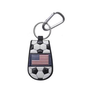 USA Game Wear Flag Classic Soccer Keychain