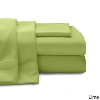 Baltic Linen 100 percent Cotton Luxury Jersey Sheet Set Green Size California King