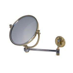 Allied Brass WM 6 2X ABR Antique Brass Universal 8 Inch Wall Mirror Extendables