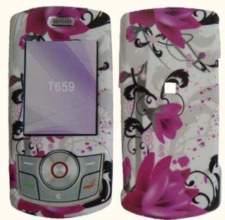 Purple Lily Hard Case Cover for Samsung T659 Cell Phones & Accessories