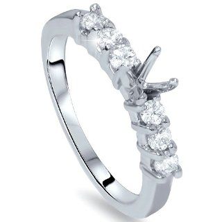 .50CT Diamond Engagment Semi Mounting Ring Setting 14K Jewelry