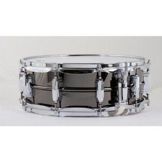 Ludwig LB416 5X14 Brass Shell Black Beauty Snare Drum Musical Instruments