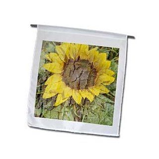fl_29311_1 Patricia Sanders Flowers   Yellow Sunflowers Bark Flower Photography   Flags   12 x 18 inch Garden Flag  Outdoor Flags  Patio, Lawn & Garden