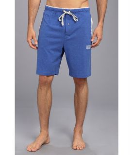 Kenneth Cole Reaction Super Soft Brushed Jersey Sleep Shorts Mens Pajama (Navy)