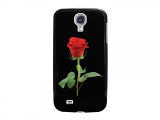 Cellet Black Proguard Case with Single Red Rose for Galaxy S4 Cell Phones & Accessories