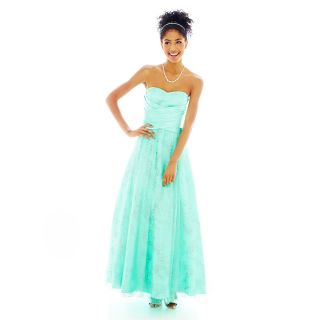 Strapless Gown, Green