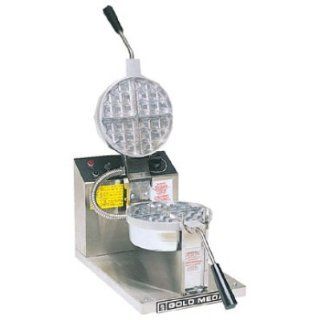 Gold Medal 5021ET Belgian Waffle Baker w/ 7.25 in Non Stick Grid & Electronic Controls, Each Kitchen & Dining