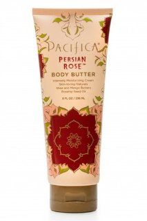 Pacifica Body Butter Tube, Persian Rose, 8 Ounce  Japanese Rose  Beauty
