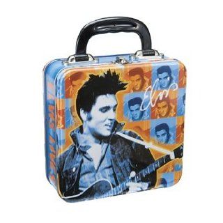 Elvis Presley King of Rock and Roll Tin Tote Lunch Box New Gift from Vandor