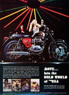 1968 Ad BSA Motorcycle 639 Passaic Ave Nutley NJ Lightning Sportbike OHV Twin   Original Print Ad  