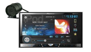 Pioneer AVH X5500BHS In Dash 7" LCD Touchscreen DVD//USB Car Stereo Receiver w/ Bluetooth, HD Radio (FREE REAR VIEW CAMERA) 