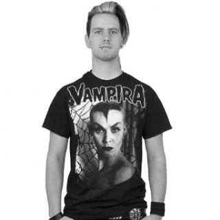 Men's Kreepsville 666 Vampira Devil Lock Tee L Novelty T Shirts Clothing