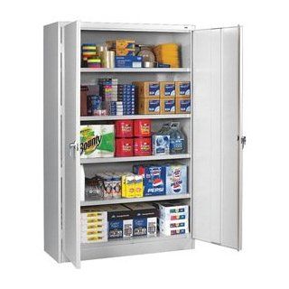 Storage Cabinet, Welded, Light Gray
