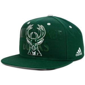 Milwaukee Bucks adidas NBA 2014 Draft Snapback Cap