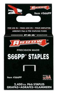 Arrow Fastener S66PP 1/4 Inch 6mm Standard Staples for ArrowP66, P98 Staplers   Hand Staplers And Tackers  