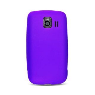 LG Optimus S (LS670) Sprint Gel Skin Case / Purple Cell Phones & Accessories