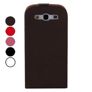 Rayshop   PU Leather Flip Case Cover for Samsung Galaxy S3 I9300 (Multi Color) ( Color  Black ) Cell Phones & Accessories