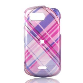 Talon Phone Shell for Samsung Moment (Plaid   Pink) Cell Phones & Accessories