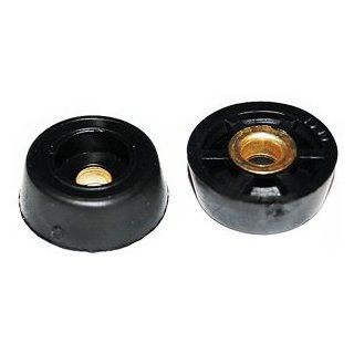 Round Rubber Cabinet Equipment Feet Recessed Bumpers .671" Dia Electronics