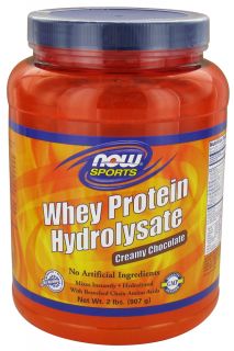 NOW Foods   Whey Protein Hydrolysate Creamy Chocolate   2 lbs.