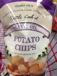 Trader Joes Kettle Cooked Olive Oil Potato Chips  Grocery & Gourmet Food
