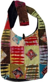TLB Bohemian Eclectic Tie Dye Shoulder Bag multi color Depth 13.5"; Width 15"; Strap 42" long Clothing