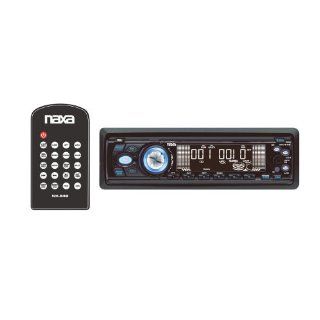 NAXA NCA 649 Fold Down Full Detachable PLL Electronic Tuning Stereo AM/FM Radio /CD Player with Text Function,  (ESP) Anti shock Protection, Remote Control & Aux in Jack  Vehicle Receivers 