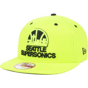 Seattle SuperSonics New Era NBA Hardwood Classics All Neon 9FIFTY Snapback Cap