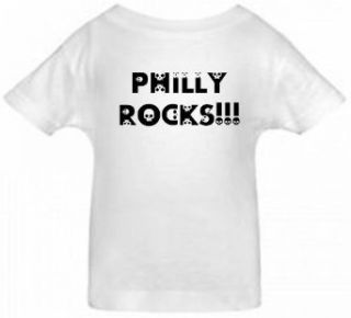 PHILLY ROCKS   Skulls   BigBoyMusic Toddler Designs   White Toddler T shirt Tees Clothing