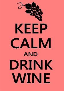 KEEP CALM AND DRINK WINE VINYL DECAL HOME DECOR WALL LETTERS WORDS QUOTES   Wall Decor Stickers  