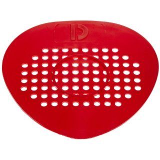 Big D 652 Flat Urinal Screen, Cerise Fragrance, Red (Pack of 12) Urinal Accessories