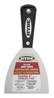Hyde Tools 01540 4 Inch Stainless Steel Flex Joint Knife, Black and Silver   Knife Blades  