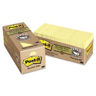 MMM654R24CPCY   Recycled Notes  Sticky Note Pads 