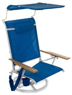 Suntracker 400 Lb. Capacity Swivel Chair   Blue  Patio Lounge Chairs  Patio, Lawn & Garden