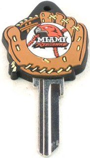 Miami Hurricanes   Key Design Baseball Glove   KW10 (Quantity of 5)  Sports Related Key Chains  Sports & Outdoors