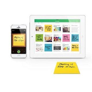 Post it Super Sticky Notes, Evernote Collection, 3 x 3 Inches, Assorted Colors, 4 Pads per Pack, 90 Sheets per Pad (654 4SSM EV) 