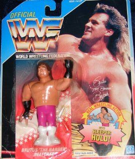 WWE WWF Hasbro Brutus the Barber Beefcake MOC Carded US American Series 2 Card Toys & Games