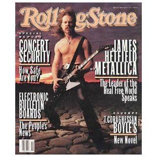 Rolling Stone Magazine, Issue 654, April 1993, James Hetfield of Metallica Cover Jann S Wenner Books