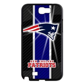 Custom NFL New England Patriots Team Logo Snap On Samsung Galaxy Note 2 N7100 Case Cover at cases shoppingmall store Cell Phones & Accessories
