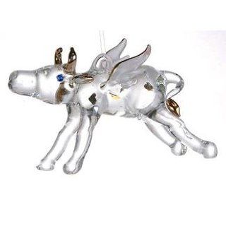 StealStreet SS UG HG 684 Flying Cow Decoration Figurine   Statues