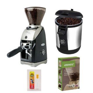 Baratza Virtuoso 685 Preciso Conical Burr Coffee Grinder + Bean Vac ED150 Coffee Canister + Grindz Coffee Grinder Cleaner 3 Pack + Accessory Kit Kitchen & Dining