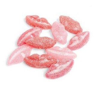 Gimbal's Sour Pucker up Gummy Lips (1 Lb   68 Pcs)  Gummy Candy  Grocery & Gourmet Food