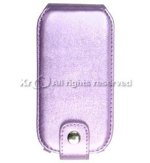 For Palm Centro 690 / 685 Full Body SHINY PURPLE Leather with Flip Case Cover with Belt Clip   Quality Design Musical Instruments