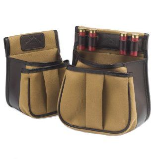 Galco Canvas and Leather Trap and Skeet Pouch  Gun Ammunition And Magazine Pouches  Sports & Outdoors