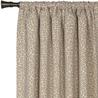 Eastern Accents Reynolds Brandy Cotton Rod Pocket Curtain Single Panel