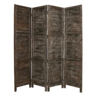 Screen Gems 85 x 76 Nantucket Screen 4 Panel Room Divider