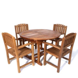 All Things Cedar 5 Piece Butterfly Dining Set