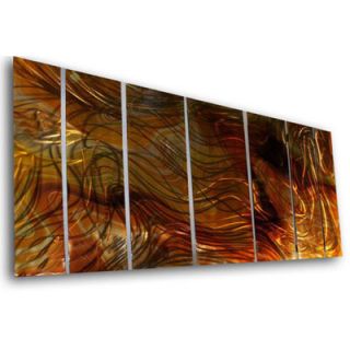 My Walls Abstract by Ash Carl Metal Wall Art in Multi   23.5 x 60